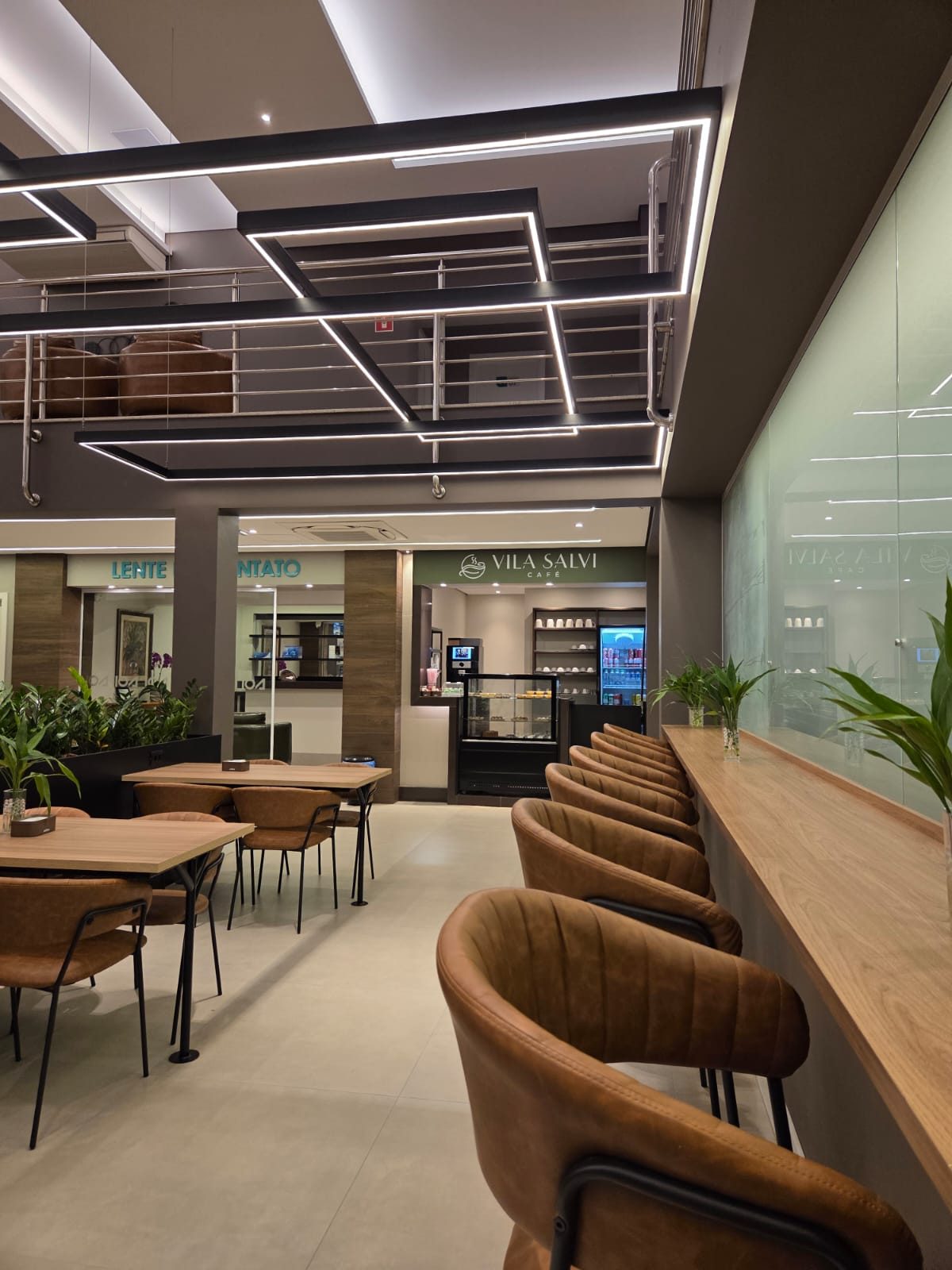 Café e área de convivência do Instituto de Oftalmologia de Assis